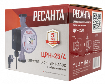 Купить Циркуляционный насос Ресанта ЦРН-25/4 в Нижнем Новгороде 