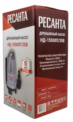 Купить Дренажный насос Ресанта НД-15500П/35B в Нижнем Новгороде 