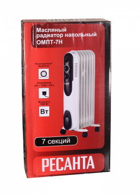 Купить Масляный радиатор РЕСАНТА ОМПТ-7Н в Нижнем Новгороде 