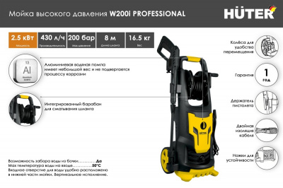 Купить Мойка Huter W200i PROFESSIONAL в Нижнем Новгороде 
