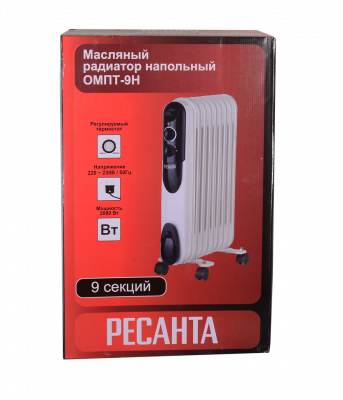 Купить Масляный радиатор РЕСАНТА ОМПТ-9Н в Нижнем Новгороде 